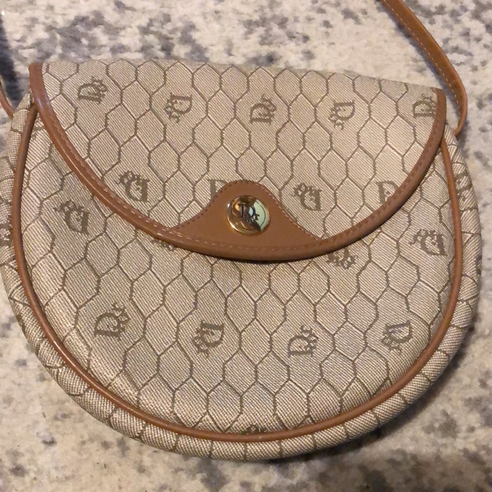 CHRISTIAN DIOR HONEYCOMB WOMEN'S PVC,LEATHER bag
